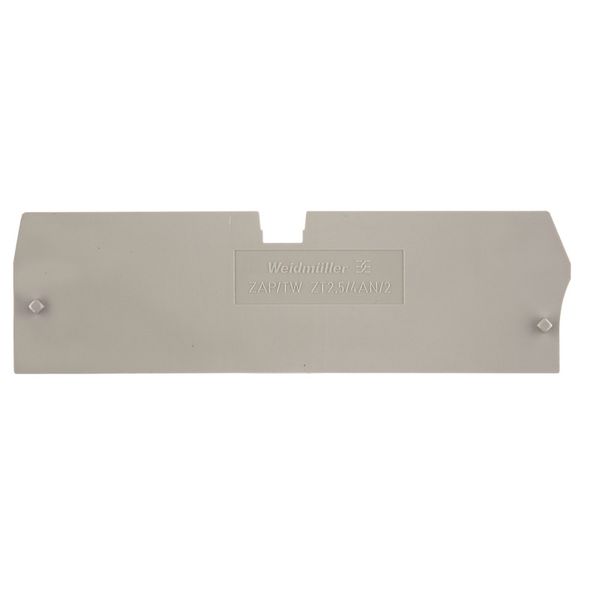 Partition plate (terminal), End and intermediate plate, 100.1 mm x 34. image 2