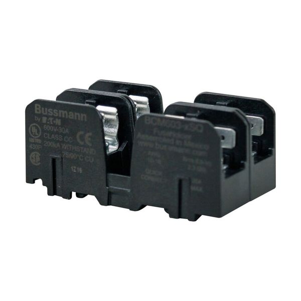 Eaton Bussmann series BCM modular fuse block, Screw/Quick Connect, Two-pole image 2