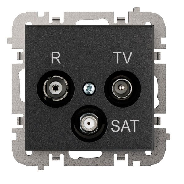 SANTRA R-TV-SAT ENDLINE FLUSH MOUNTED SOCKET n/f image 2