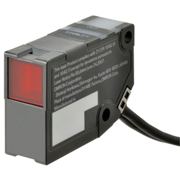 Laser sensor head, retro-reflective, 8m, 2 mm spot image 2