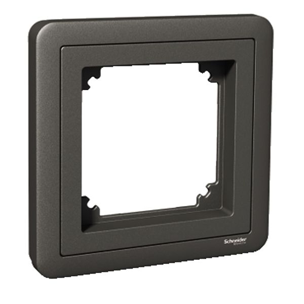 Exxact Combi 1-gang frame anthracite image 2
