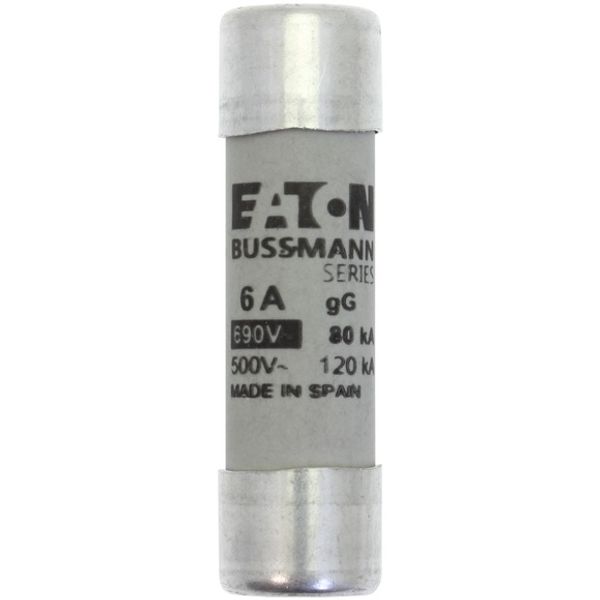 Fuse-link, LV, 6 A, AC 690 V, 14 x 51 mm, gL/gG, IEC image 2