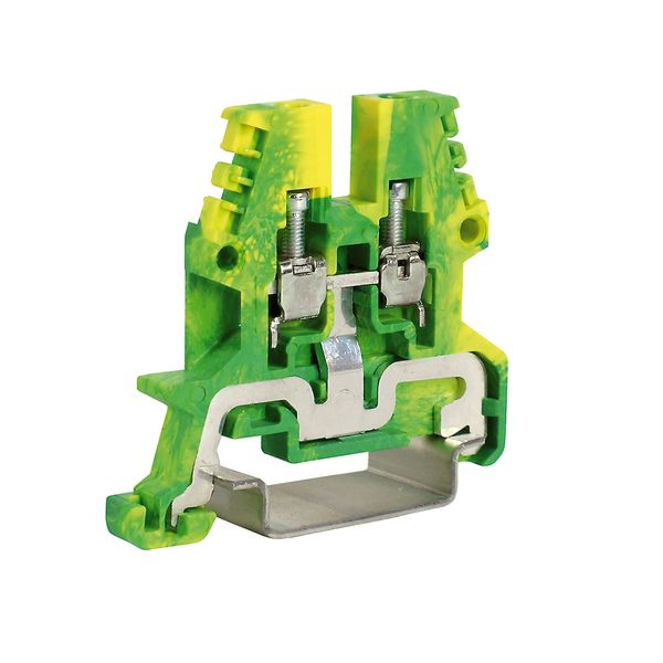 Earth conductor terminal TEO.2, green/yellow, 2.5 mmý image 1