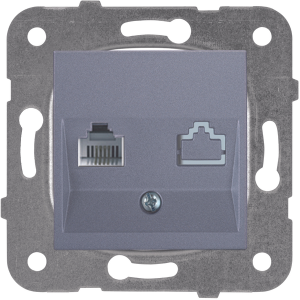 Karre Plus-Arkedia Silver Numerical Phone Socket (CAT3) image 1