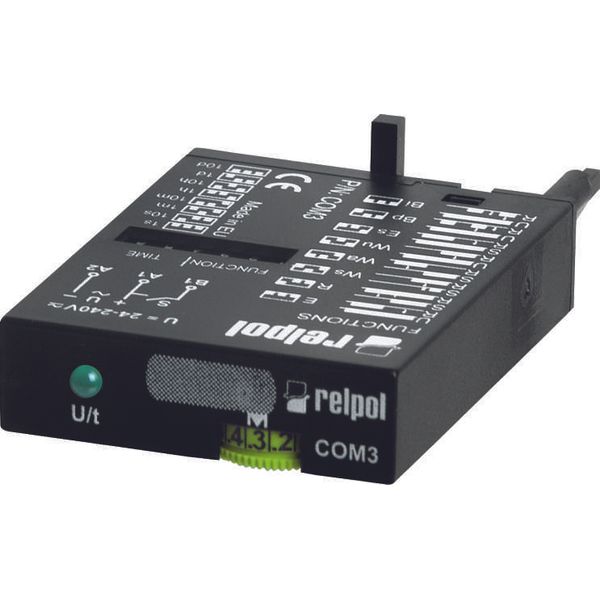 COM3 universal time modules. Multifunction time modules (8 time functions; 8 time ranges). AC/DC input voltages. Mounting: combinable to relay R15 - 3 CO (2 CO) with plug-in socket GZP11 (GZP8) image 1