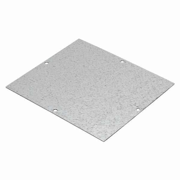 BACK-MOUNTING PLATE IN GALVANISED STEEL - FOR BOXES 294X244 image 2