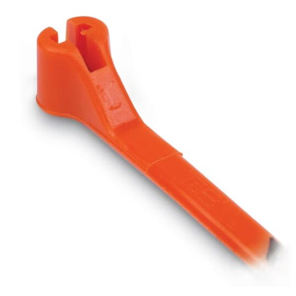 TY232M-3 CABLE TIE 18LB 8IN ORANGE NYLON image 3