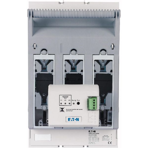 NH fuse-switch 3p flange connection M10 max. 150 mm², busbar 60 mm, electronic fuse monitoring, NH1 image 12