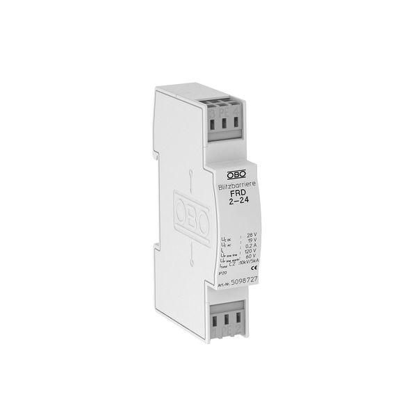 FRD 2-24 Lightning barrier with decoupling resistance 24V AC image 1