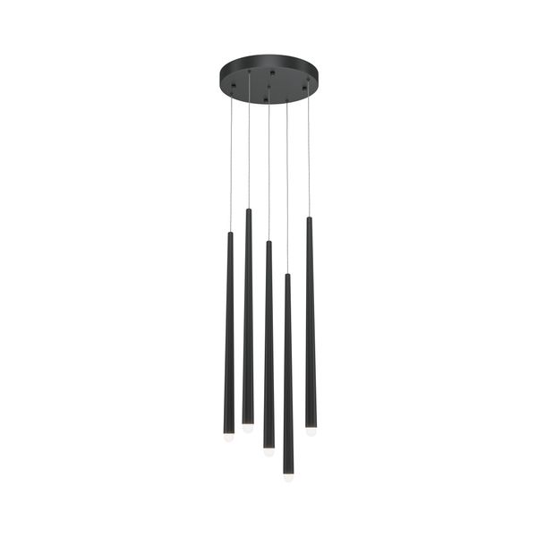 Modern Cascade Pendant lamp Black image 1