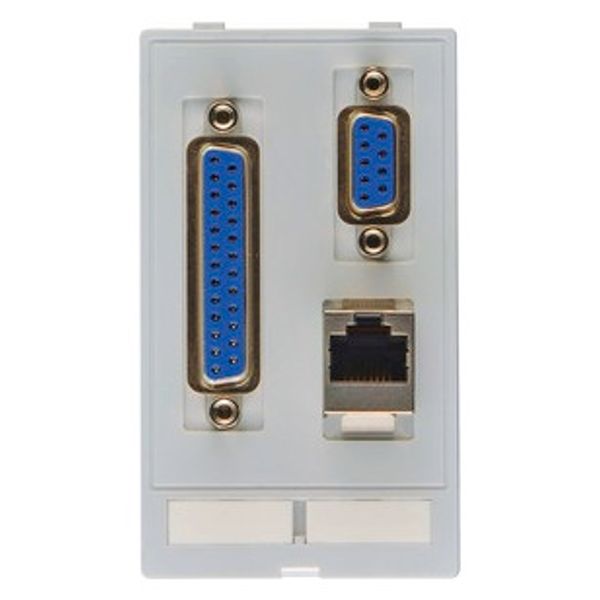 Data module (RJ45;SUB-D9;SUB-D25,f-m) image 1