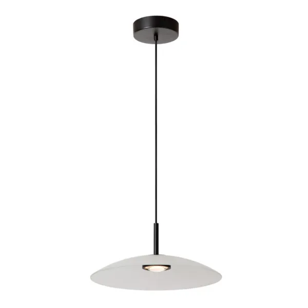 Lucide MENGA - Hanging lamp - Ø 40 cm - LED Dimming. - 1x12W 2700K - Opal image 1