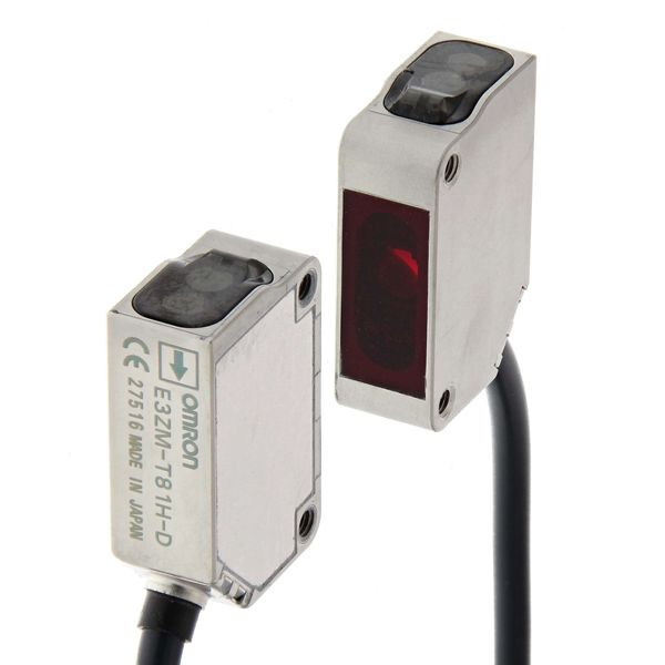 Photoelectric sensor, rectangular housing, stainless steel, infrared L image 2