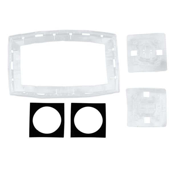 Gasket set 2-fold for switches and sockets, IP44 image 1