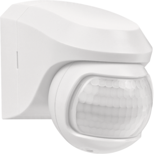 Motion detector, 230 V, 11 m, 200°, IP44, for surface mounting, white image 1