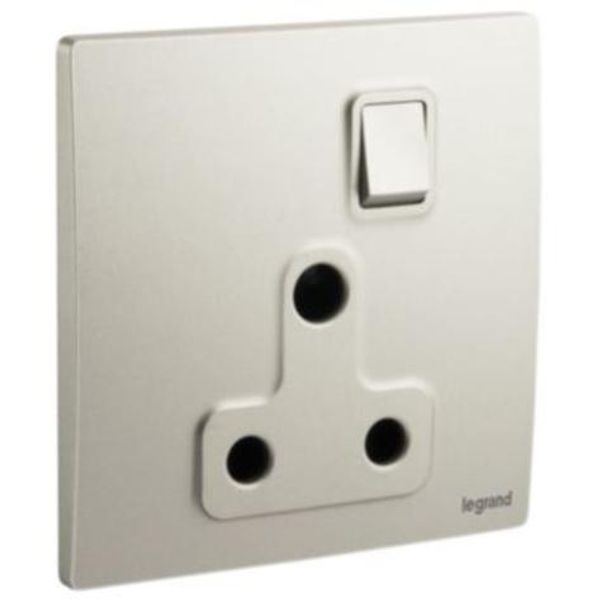 281128CH Mallia Senses 1 gang BS switched socket outlet - 15A image 1