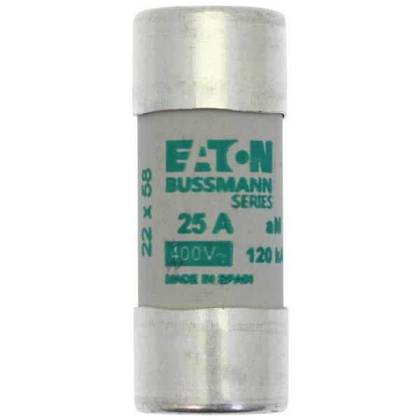 Fuse-link, LV, 25 A, AC 690 V, 22 x 58 mm, aM, IEC image 2