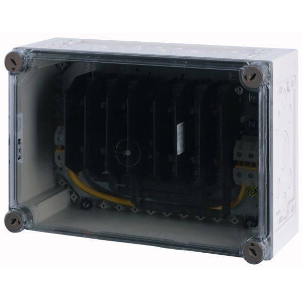 Fuse enclosure, 2x enclosure base 3p NH00 100A, HxWxD=250x375x150mm image 1