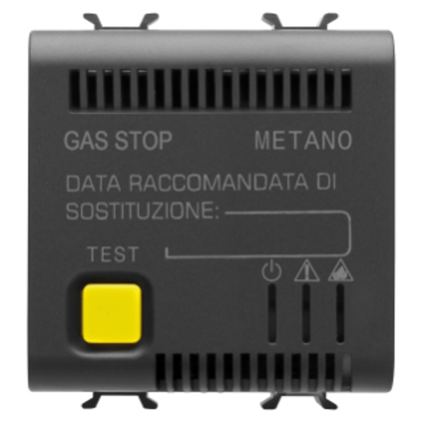 METHANE GAS DETECTOR - 12V ac/dc - 2 MODULES - SATIN BLACK – CHORUSMART image 1