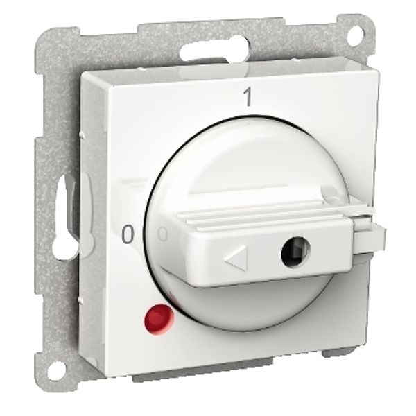 Exxact section switch 3-pole with lamp 0-1 combinable white image 3