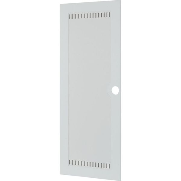 Replacement door, WIFI, with vents,, white, 5-row, for flush-mounting (hollow-wall) compact distribution boards image 1