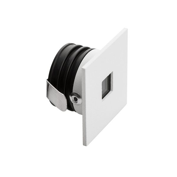 White Aluminium LED 1 Watt 32,76Lm 3000K 3 Volt 50Hz IP54 L: 3.7 W: 2.2 H: 3.7 cm Cut Out: 3.2 cm Cable Lenght 1.80m Connect it with driver 9020170 image 1