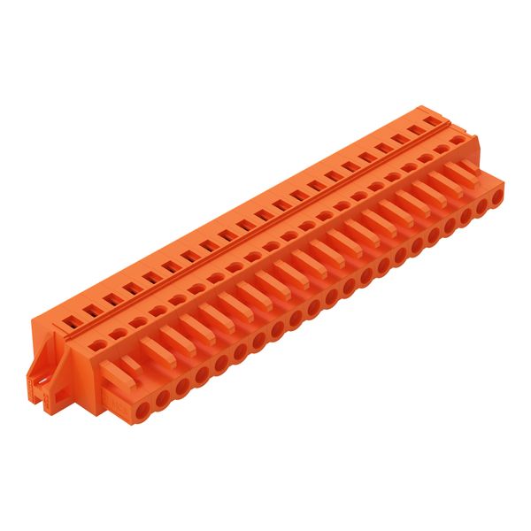 1-conductor female connector CAGE CLAMP® 2.5 mm² orange image 1