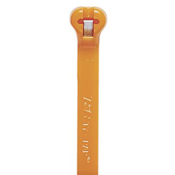 TY27M-3 CABLE TIE 120LB 13IN ORANGE NYLON image 1