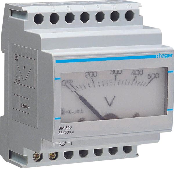 Analogie voltmeter 0-500V image 1
