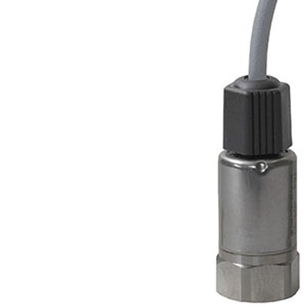 QBE9103-P10U - Pressure Sensor for liquids, gases and refrigerants, Pressure range -1...9 bar, Output signal DC 4...20 mA image 1