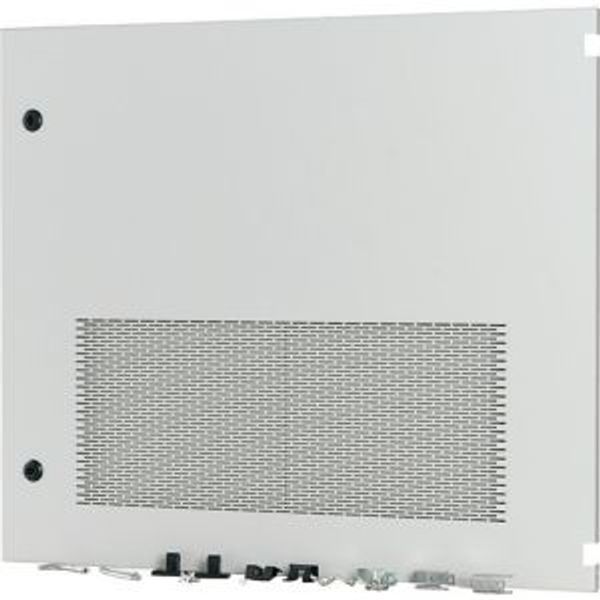 Section wide door, ventilated, right, HxW=700x800mm, IP31, grey image 4