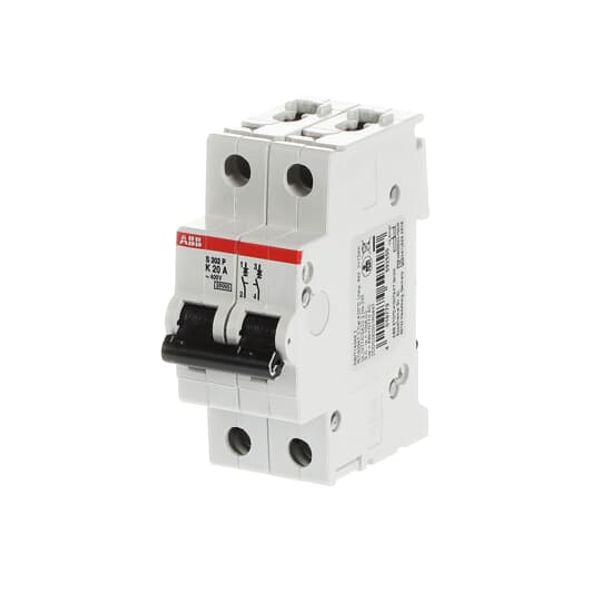 S202P-K20 Miniature Circuit Breaker - 2P - K - 20 A image 3