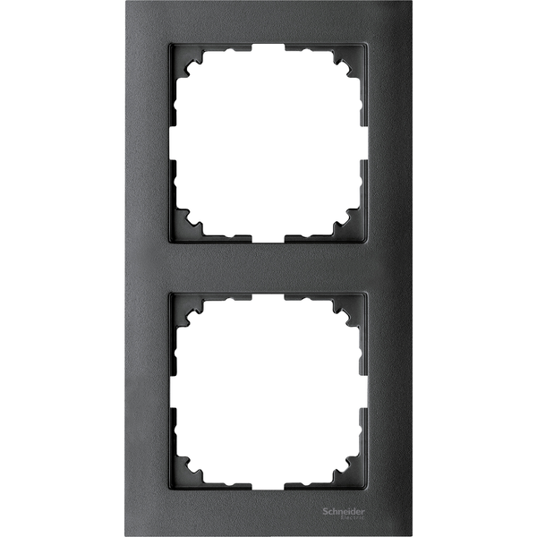 M-Pure frame, 2-gang, anthracite image 4