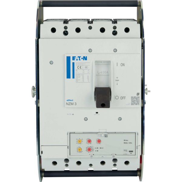 NZM3 PXR20 circuit breaker, 630A, 4p, withdrawable unit image 8