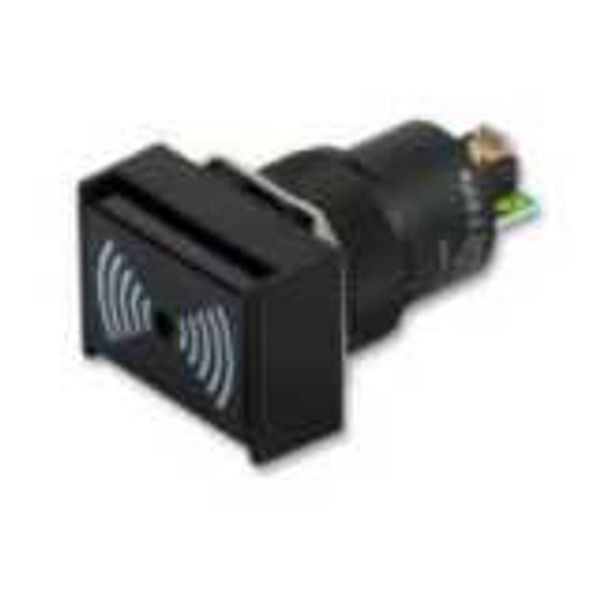 Panel mount buzzer, intermittent/continuous sound, 12-24 VAC/DC supply image 3