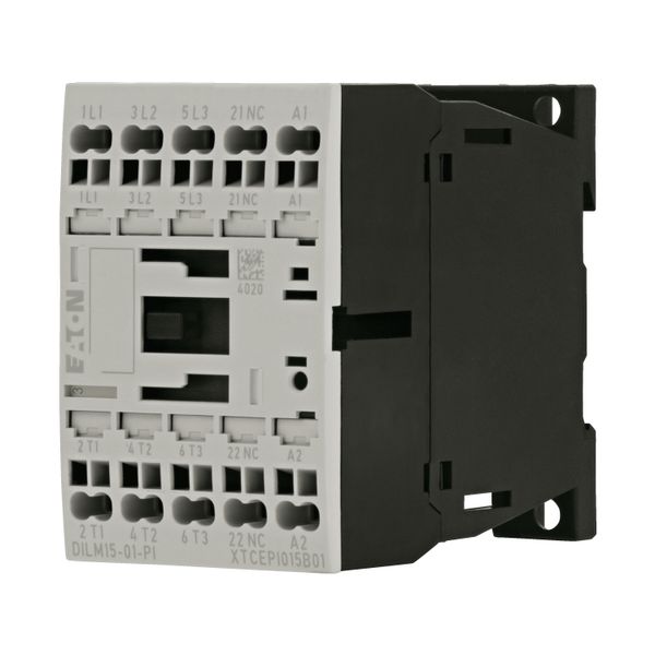 Contactor, 3 pole, 380 V 400 V 7.5 kW, 1 NC, 230 V 50/60 Hz, AC operation, Push in terminals image 5