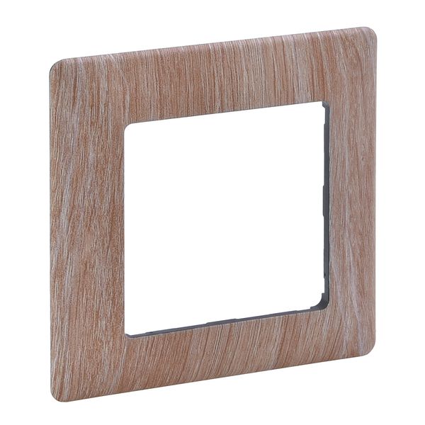 Plate Valena Life - 1 gang - light wood image 1