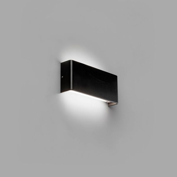 NASH BLACK WALL LAMP LED 8W image 2