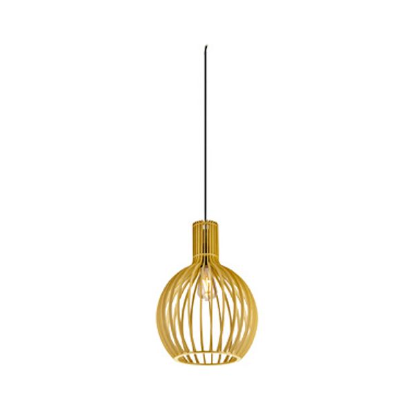 WUD pendant lamp E27 ballshape  1x max. 60W black image 1