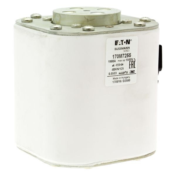 Fuse-link, high speed, 1900 A, AC 1500 V, size 4, 120 x 105 x 125 mm, aR, IEC, single indicator image 10