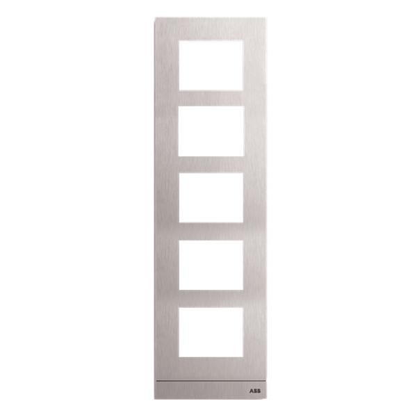 51028CF-A-02 Cover frame, 5 modules,size 1/5,Aluminum alloy image 2