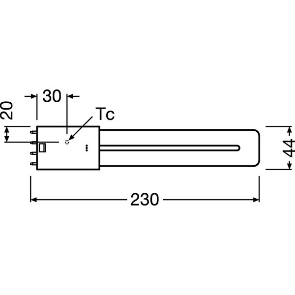 OSRAM DULUX LED L HF & AC MAINS 8W 840 2G11 image 4