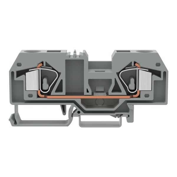 2-conductor through terminal block 16 mm² center marking orange image 3