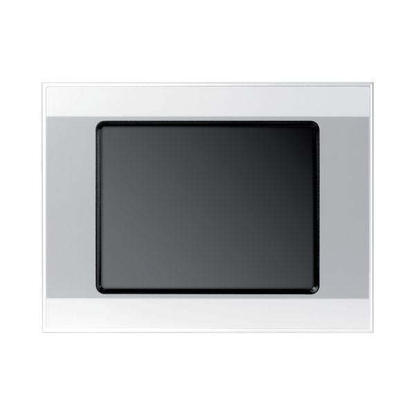 Single touch display, 10-inch display, 24 VDC, 640 x 480 px, 2x Ethernet, 1x RS232, 1x RS485, 1x CAN, 1x DP, PLC function can be fitted by user image 13