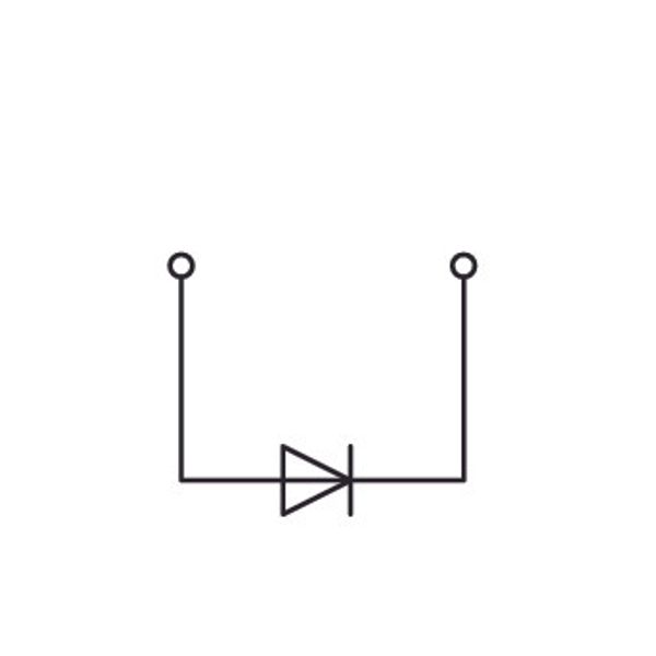 2001-1211/1000-410 Component terminal block; 2-conductor; with diode 1N4007 image 3