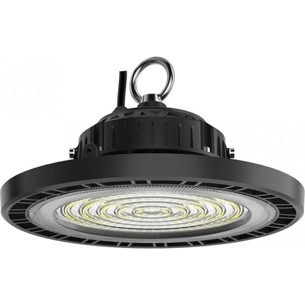 Disc LED 200W 28000lm 4000K IP65 IK08 90ø black image 1