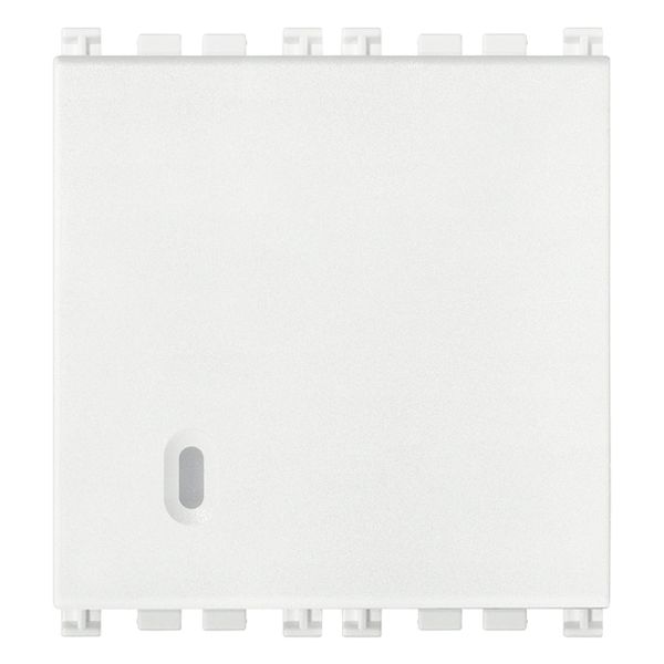 1P 10AX 2M 1-way switch screwless white image 1