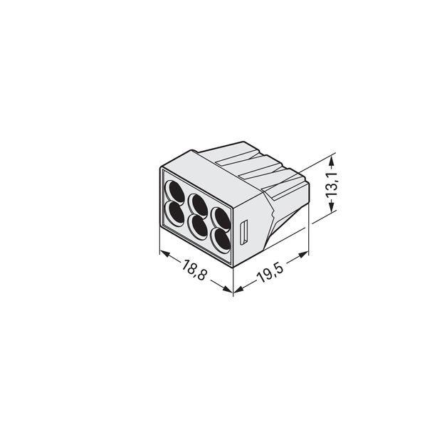 PUSH WIRE® connector for junction boxes for solid and stranded conduct image 4