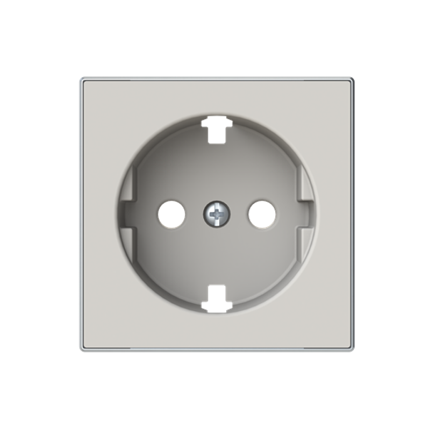8588 DN Cover Schuko socket Socket outlet Central cover plate Sand - Sky Niessen image 1