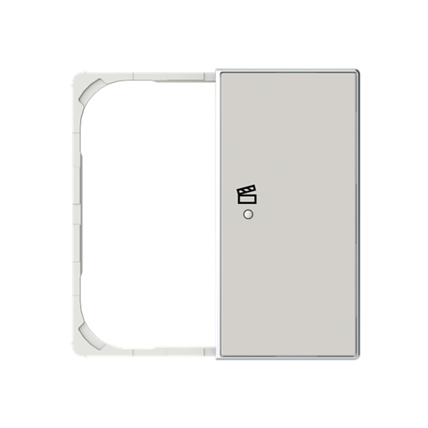 SRS-2-L-85DN Cover F@H SKY 2C.LE.Scene for Switch/push button Two-part button Sand - Sky Niessen image 1